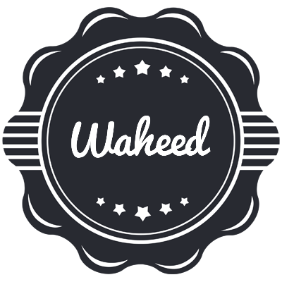 Waheed badge logo