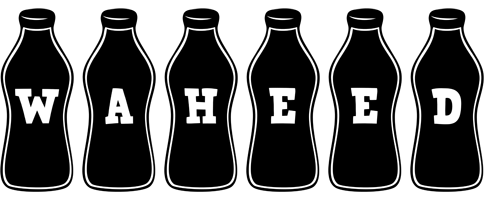 Waheed bottle logo
