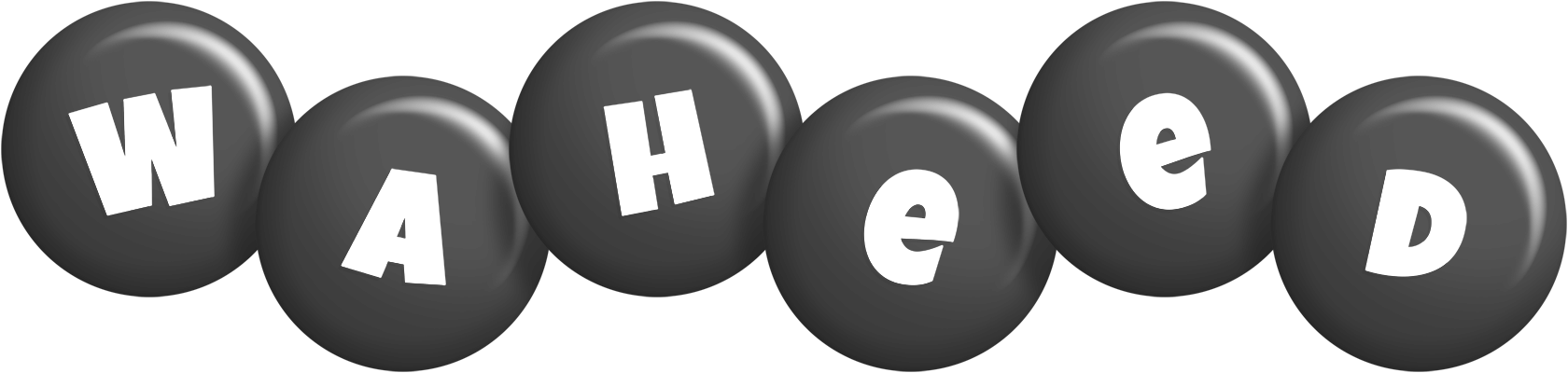 Waheed candy-black logo