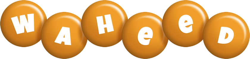 Waheed candy-orange logo
