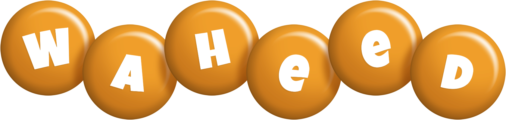 Waheed candy-orange logo