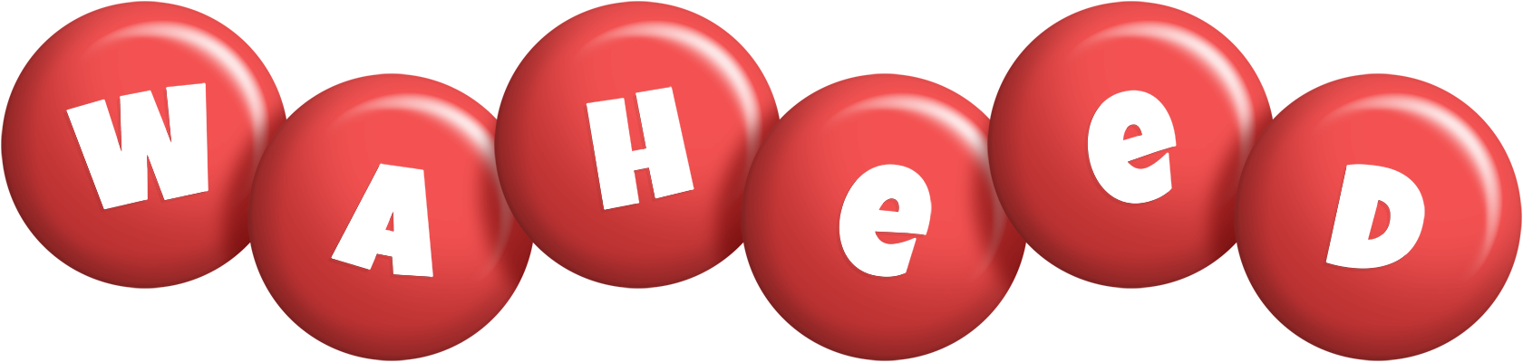 Waheed candy-red logo