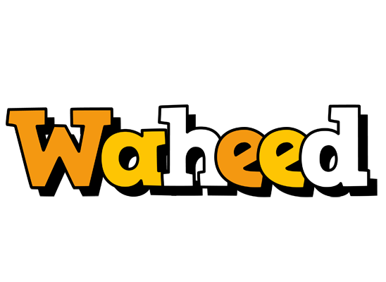 Waheed cartoon logo