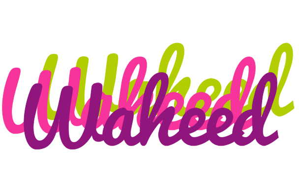 Waheed flowers logo