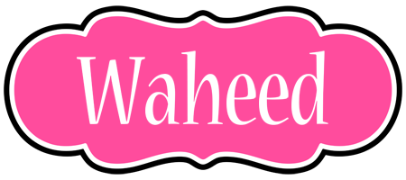 Waheed invitation logo