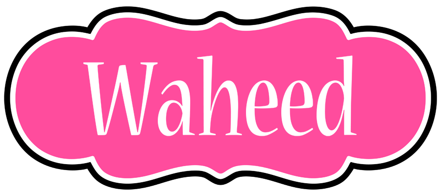 Waheed invitation logo