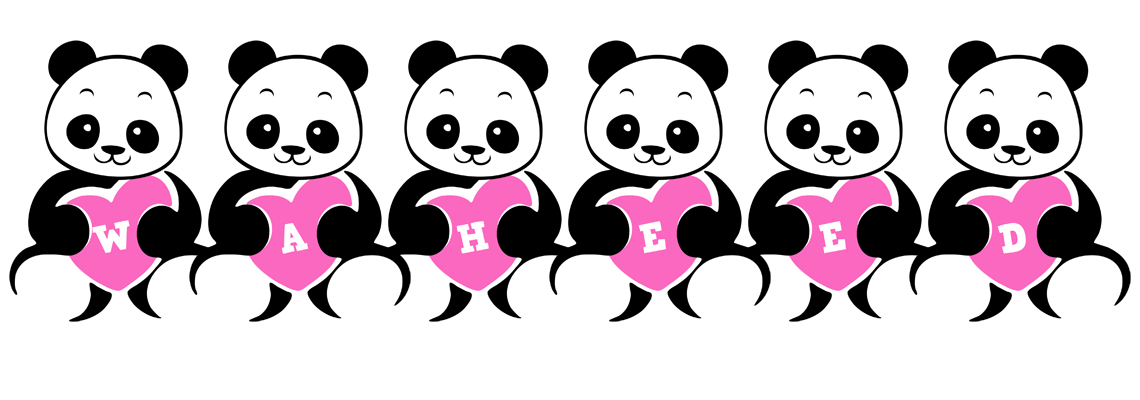Waheed love-panda logo