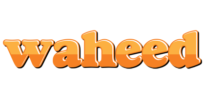 Waheed orange logo