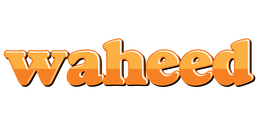 Waheed orange logo