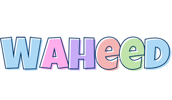Waheed pastel logo