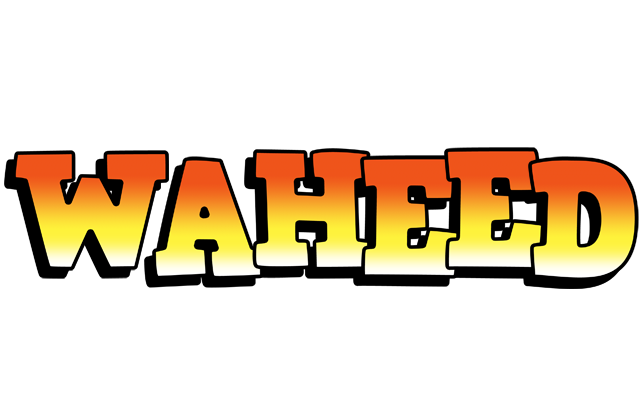 Waheed sunset logo