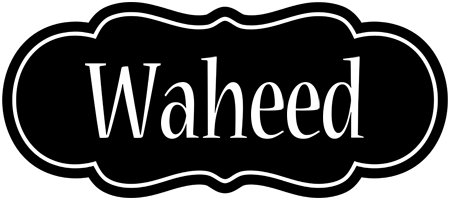 Waheed welcome logo