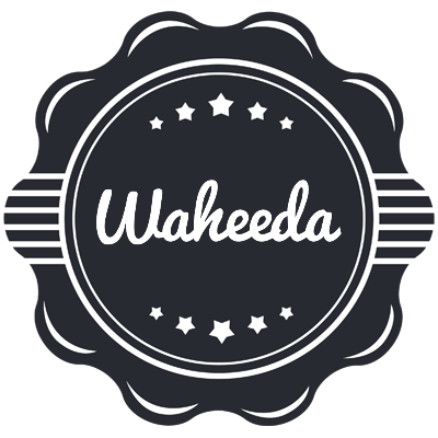 Waheeda badge logo