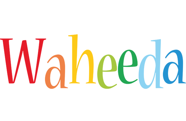 Waheeda birthday logo