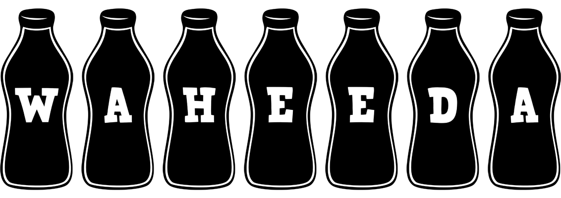 Waheeda bottle logo