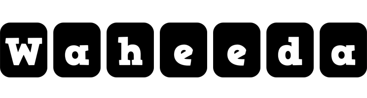 Waheeda box logo