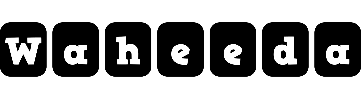 Waheeda box logo