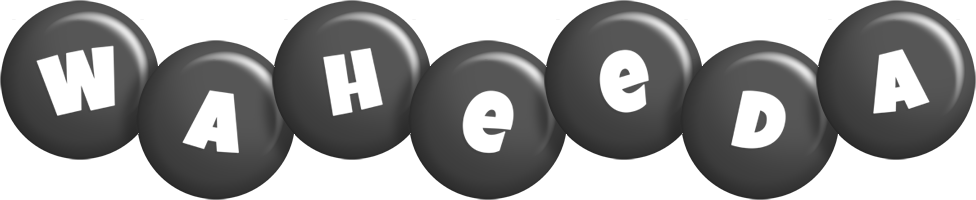 Waheeda candy-black logo