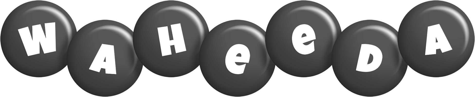 Waheeda candy-black logo