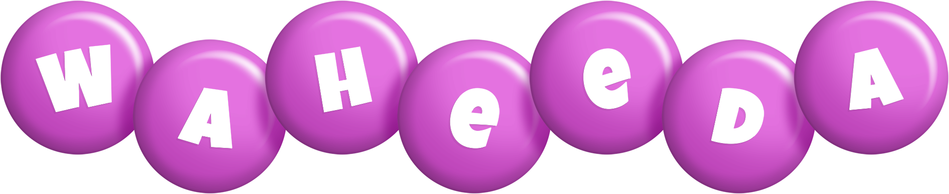 Waheeda candy-purple logo