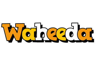Waheeda cartoon logo