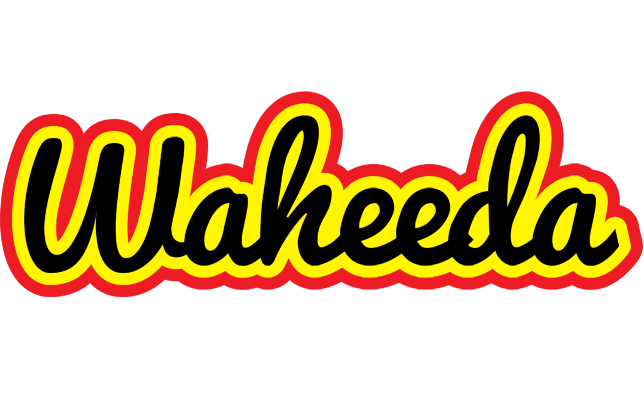 Waheeda flaming logo