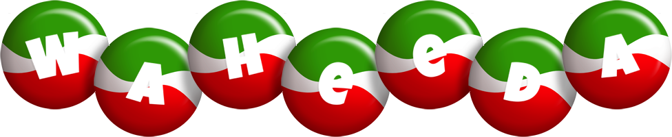 Waheeda italy logo