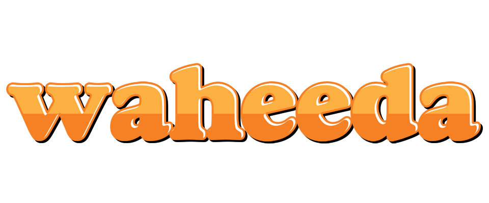 Waheeda orange logo