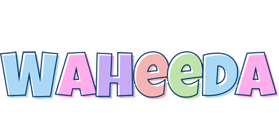 Waheeda pastel logo