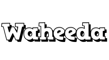 Waheeda snowing logo