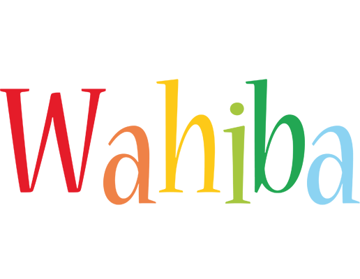 Wahiba birthday logo