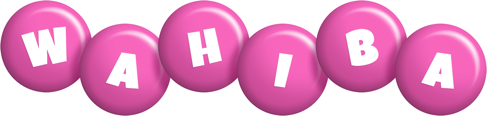Wahiba candy-pink logo