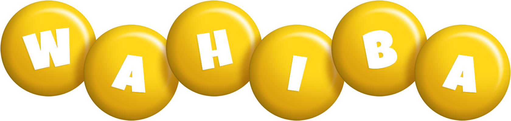 Wahiba candy-yellow logo