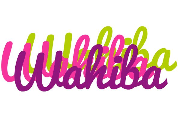 Wahiba flowers logo