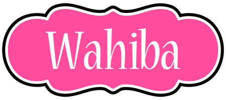 Wahiba invitation logo