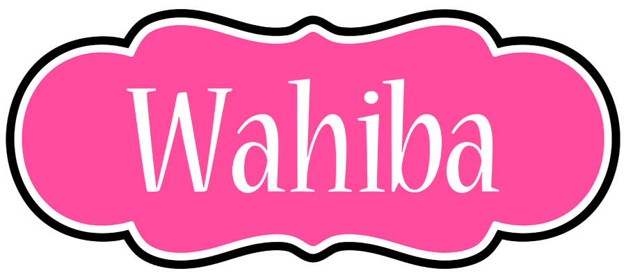 Wahiba invitation logo