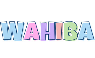 Wahiba pastel logo