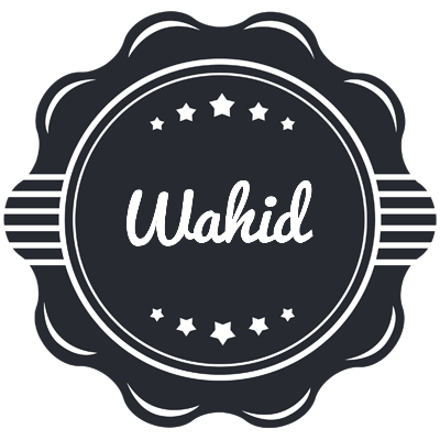 Wahid badge logo