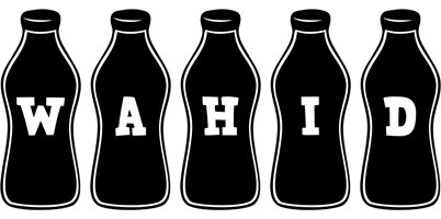 Wahid bottle logo