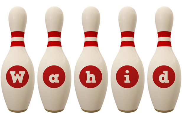 Wahid bowling-pin logo