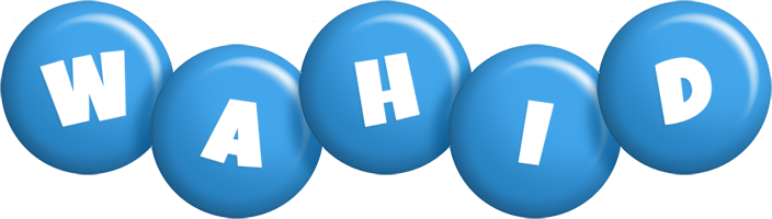 Wahid candy-blue logo