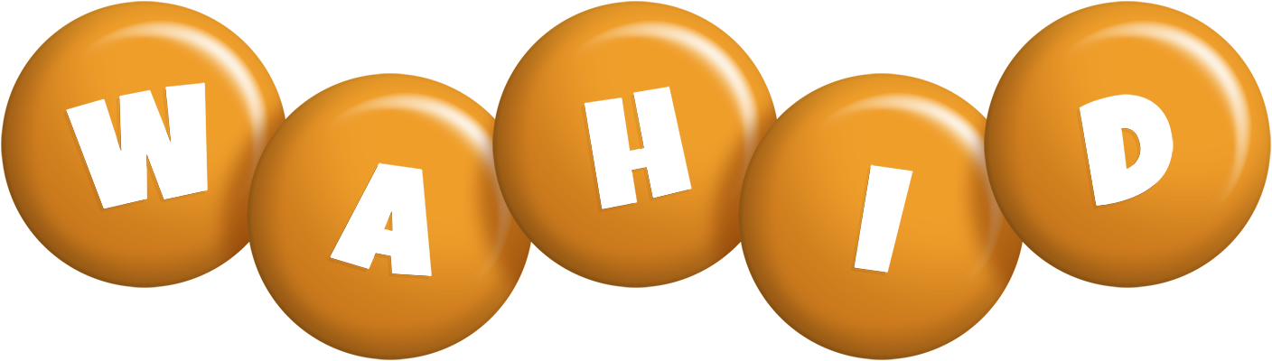 Wahid candy-orange logo