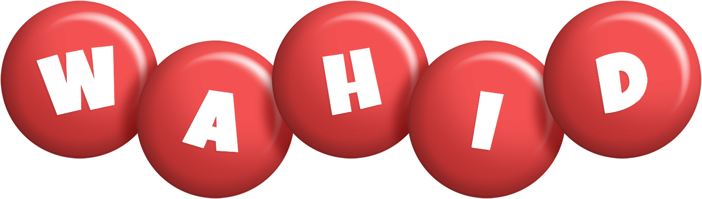 Wahid candy-red logo