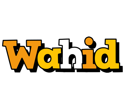 Wahid cartoon logo