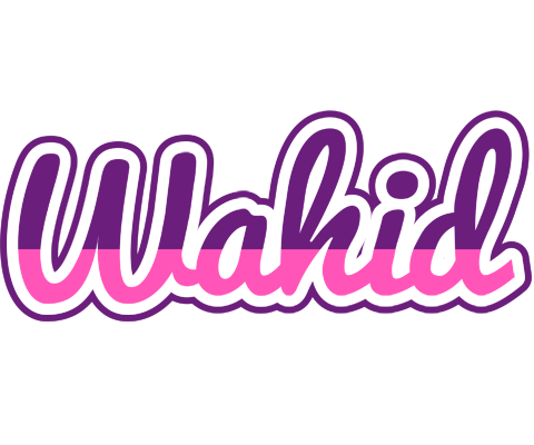 Wahid cheerful logo