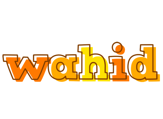 Wahid desert logo