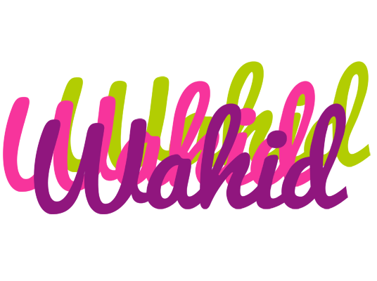 Wahid flowers logo