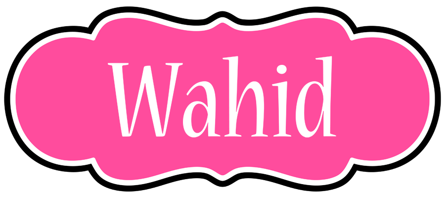 Wahid invitation logo