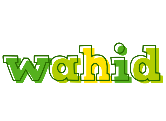 Wahid juice logo