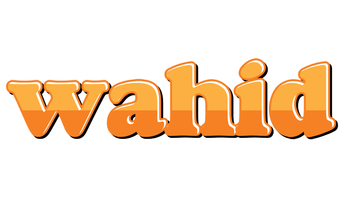 Wahid orange logo